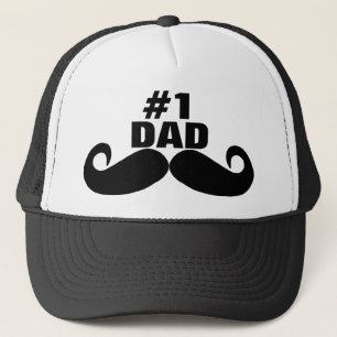 Casquette Fête des pères heureuse - numéro 1 papa -