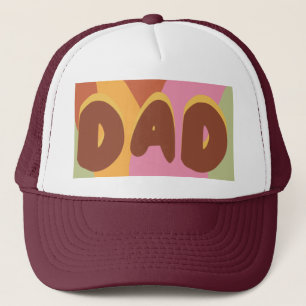 Casquette Fête des Pères Moderne Rétro Police Dessinée à la