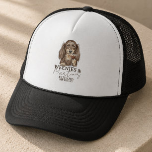 Casquette Fête des saucisses de teckel et de martinis