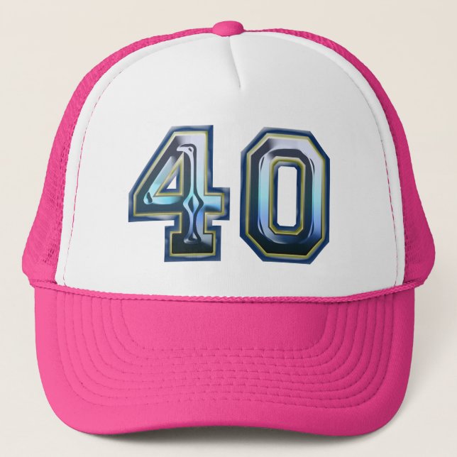 Casquette Fête du 40e anniversaire (Devant)