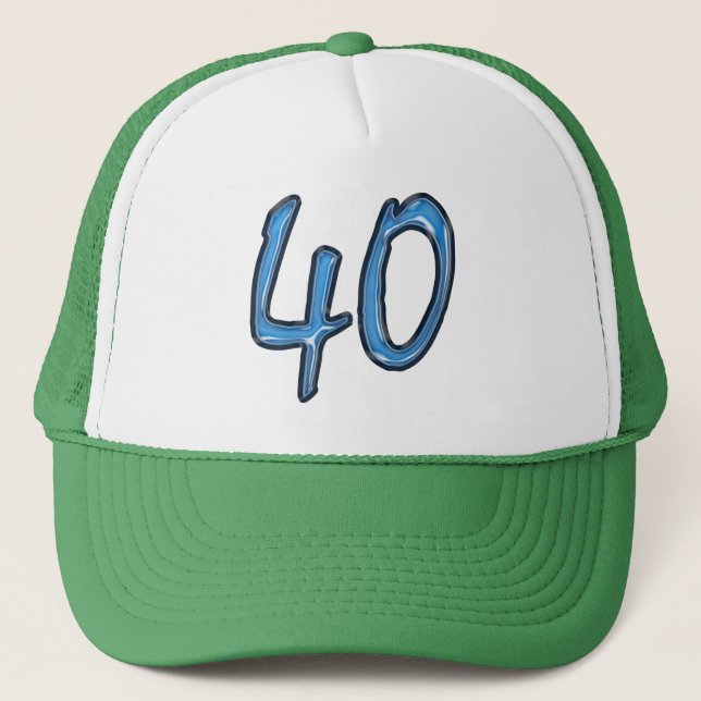 Casquette Fête du 40e anniversaire (Devant)