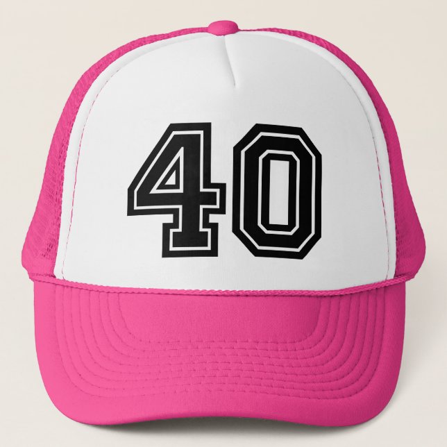 Casquette Fête du 40e anniversaire (Devant)