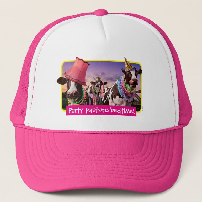 Casquette Fête jusqu'à ce que les vaches rentrent chez elles (Devant)