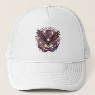 Casquette Feu d'artifice de l'aigle patriotique