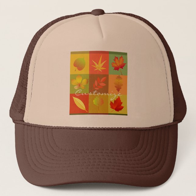 Casquette Feuillage d'automne Feuilles d'automne Thunder_Cov (Devant)