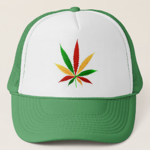 Casquette feuille de pot de rasta