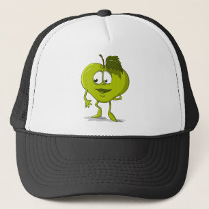 Casquette Feuille drôle de personnage de dessin animé de