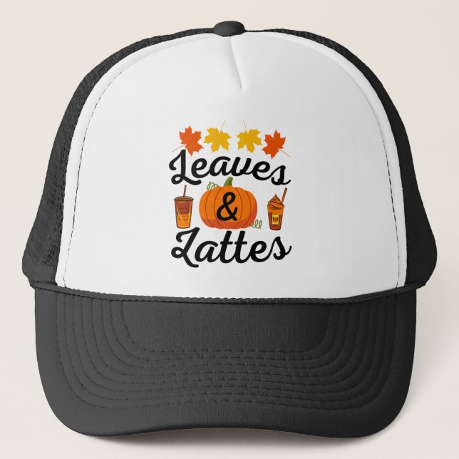 Casquette Feuille Et Fin Automne Automne (Devant)