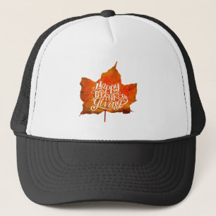 Casquette FEUILLES DE CHUTE DE bon thanksgiving FEUILLES D'A