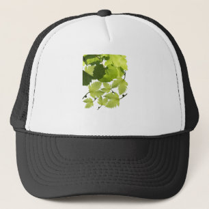 Casquette Feuilles de vigne verte