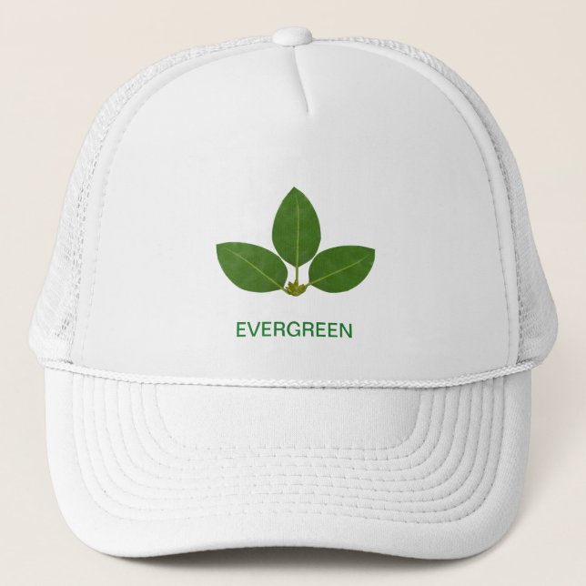 Casquette Feuilles modernes Green Laurel (Devant)