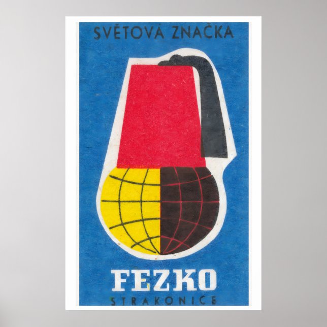 Casquette Fez Globale - Impression Matchbox - Mur  (Devant)