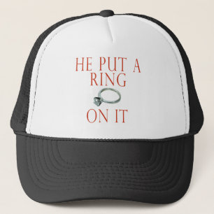 Casquette Fiançailles de mariée