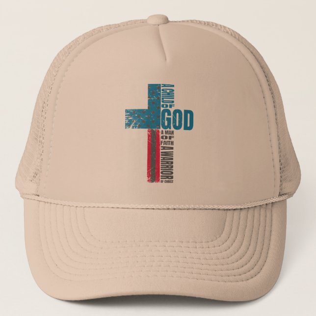 Casquette Fidèle Et Intrépide : Chapeau Trucker Guerrier De  (Devant)