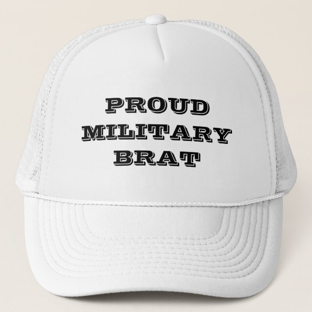 Casquette Fier Brat militaire (Devant)