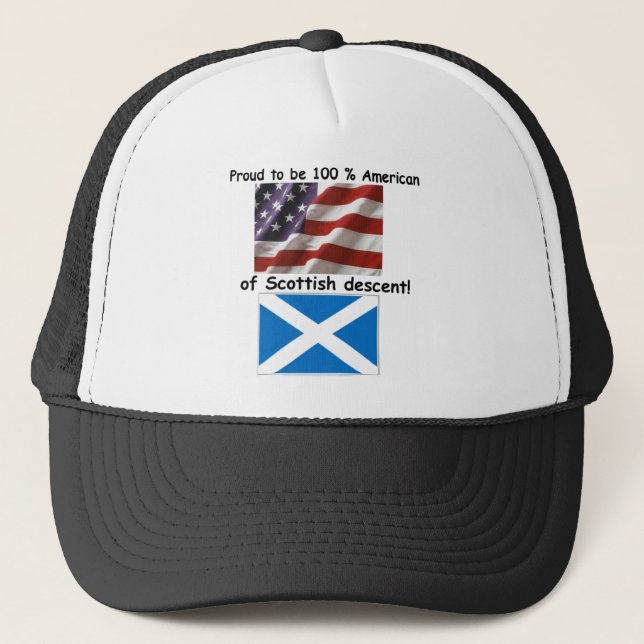 Casquette Fier d'être Américain de 100% de descente (Devant)