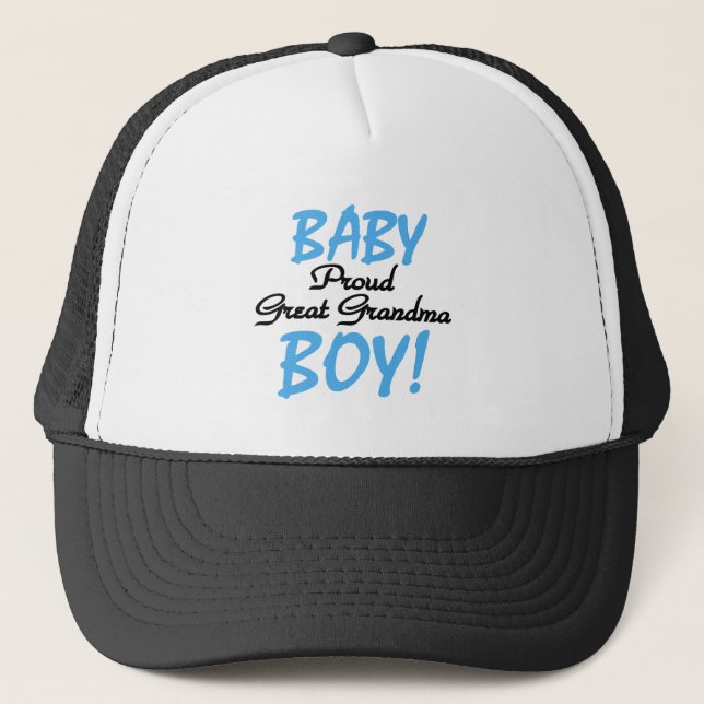 Casquette Fier Grand Grand Mamie Baby Boy Tshirts et cadeaux (Devant)
