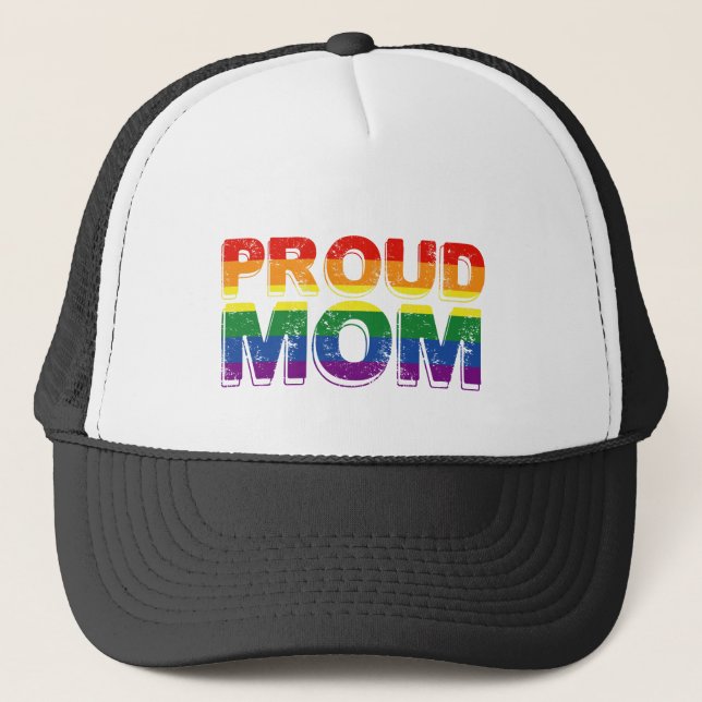 Casquette Fier maman Gay pride LGBT Rainbow Mother LGBTQ (Devant)