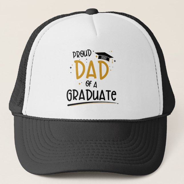 Casquette Fier papa d'un diplômé (Devant)