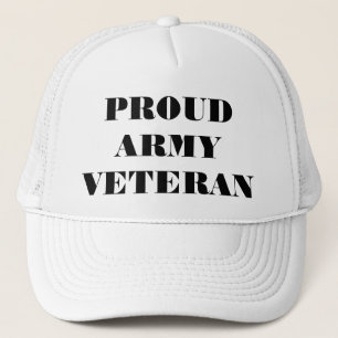 Casquette fier vétéran de l'armée