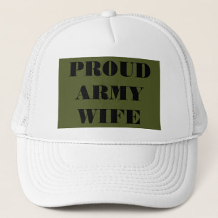 Casquette Fière épouse de l'armée