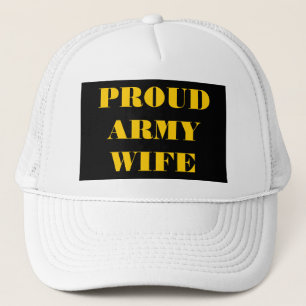 Casquette Fière épouse de l'armée