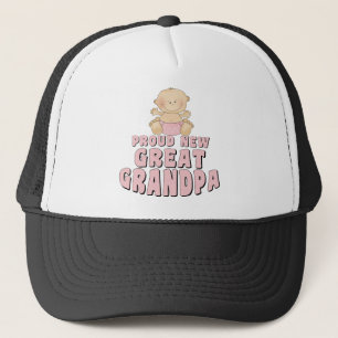 Casquette Fière nouvelle arrière-grand-père fille