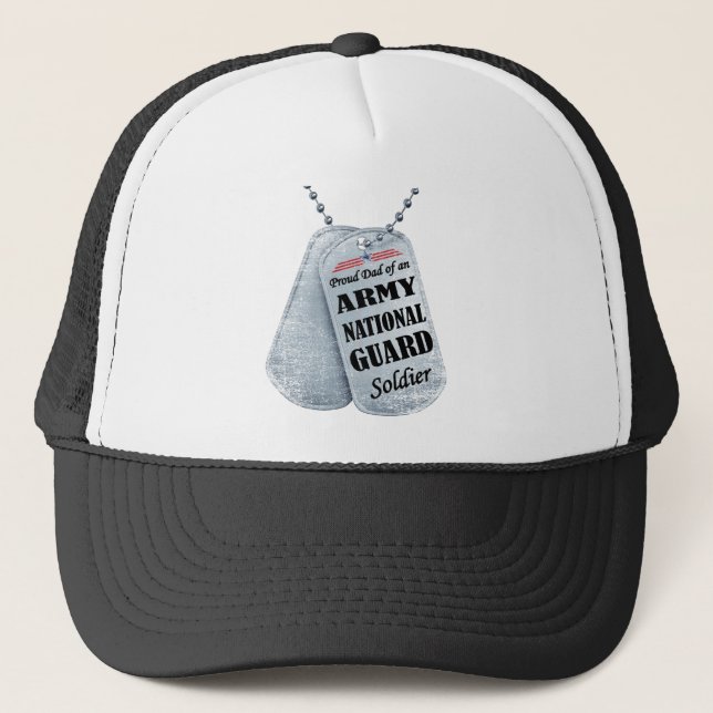 Casquette Fière Papa D'Un Soldat De La Garde Nationale De L' (Devant)