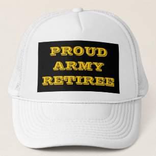 Casquette Fière retraite de l'armée