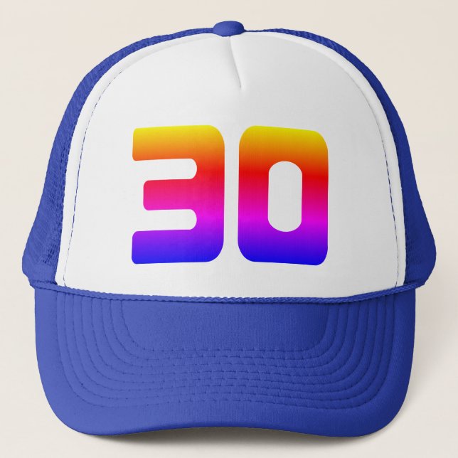 Casquette Fierté 30e fête d'anniversaire (Devant)