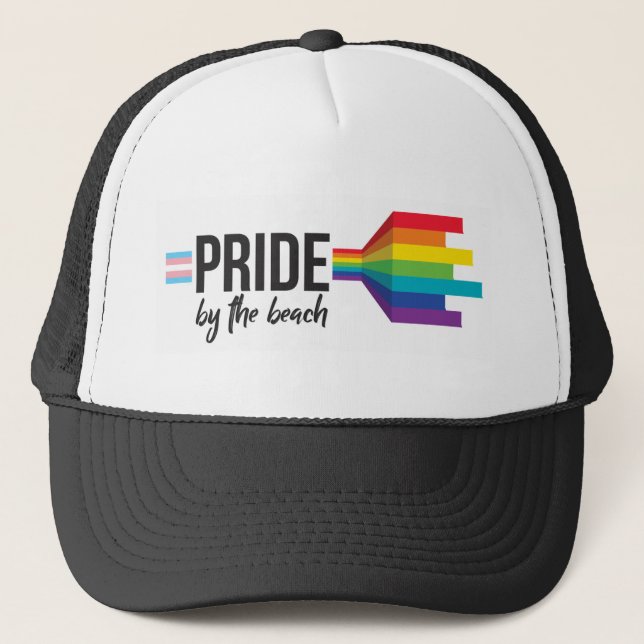 Casquette Fierté par le chapeau du camionneur de plage (Devant)