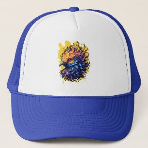 Casquette Fiery Phoenix Bird Art