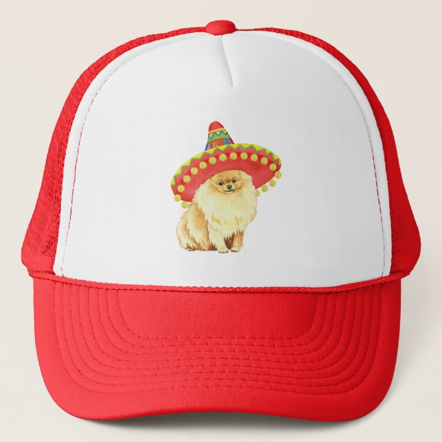 Casquette Fiesta Pomeranian (Devant)