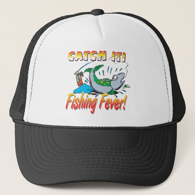 Casquette Fièvre de la pêche (Devant)