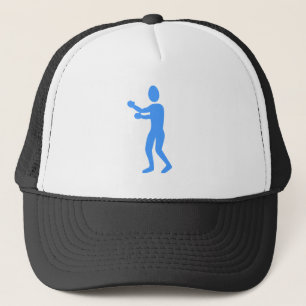 Casquette Figure de boxe - Bleu bébé