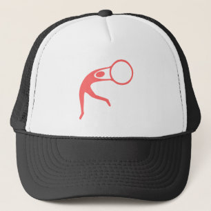 Casquette Figure rythmique gymnastique - rose tropicale