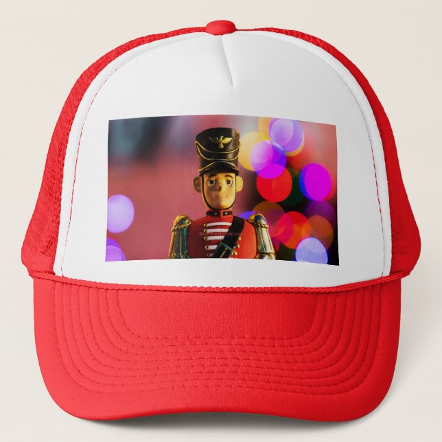 Casquette figurine de soldat de jouets de Noël SlipperyJoe g (Devant)