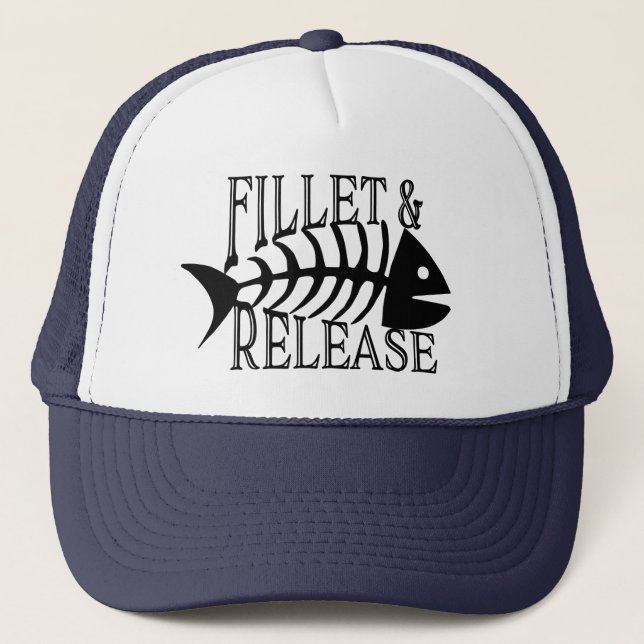 Casquette Filet et version Funny Fishing (Devant)