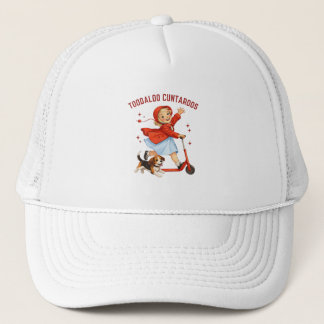 Casquette Fille à la trottinette rétro Toodaloo Cuntaroos av