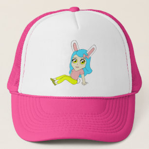 Casquette fille chibi lapine
