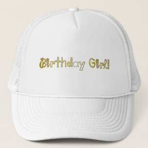 Casquette Fille d'anniversaire !