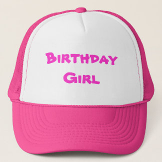 Casquette Fille d'anniversaire