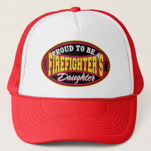 Casquette Fille fière de sapeur-pompier