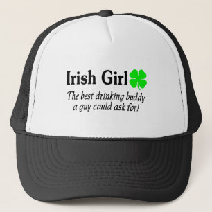 Casquette Fille irlandaise le meilleur ami potable qu'un
