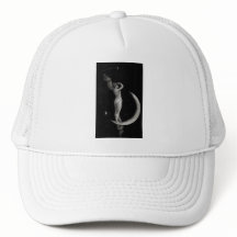 Fille Lune Art Nouveau vintage