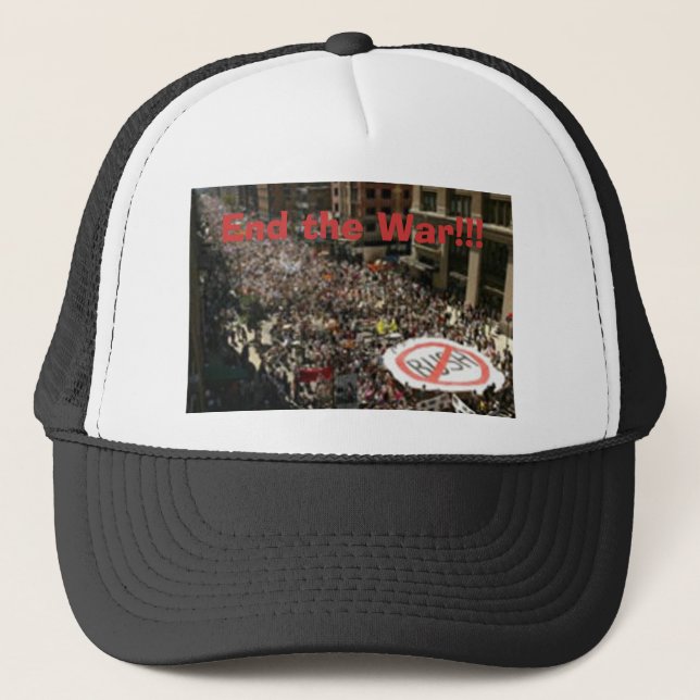 Casquette Finissez la guerre (Devant)