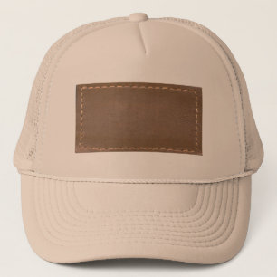 Casquette Finition simili cuir vintage d'impression : Modèle