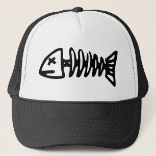 Casquette fish skeleton