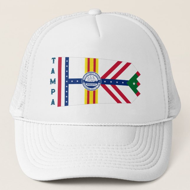 Casquette Flag of Tampa, Floride (Devant)