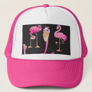 CASQUETTE FLAMANT ROSE CHAUD